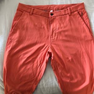 Size 36 lululemon orange abc pants